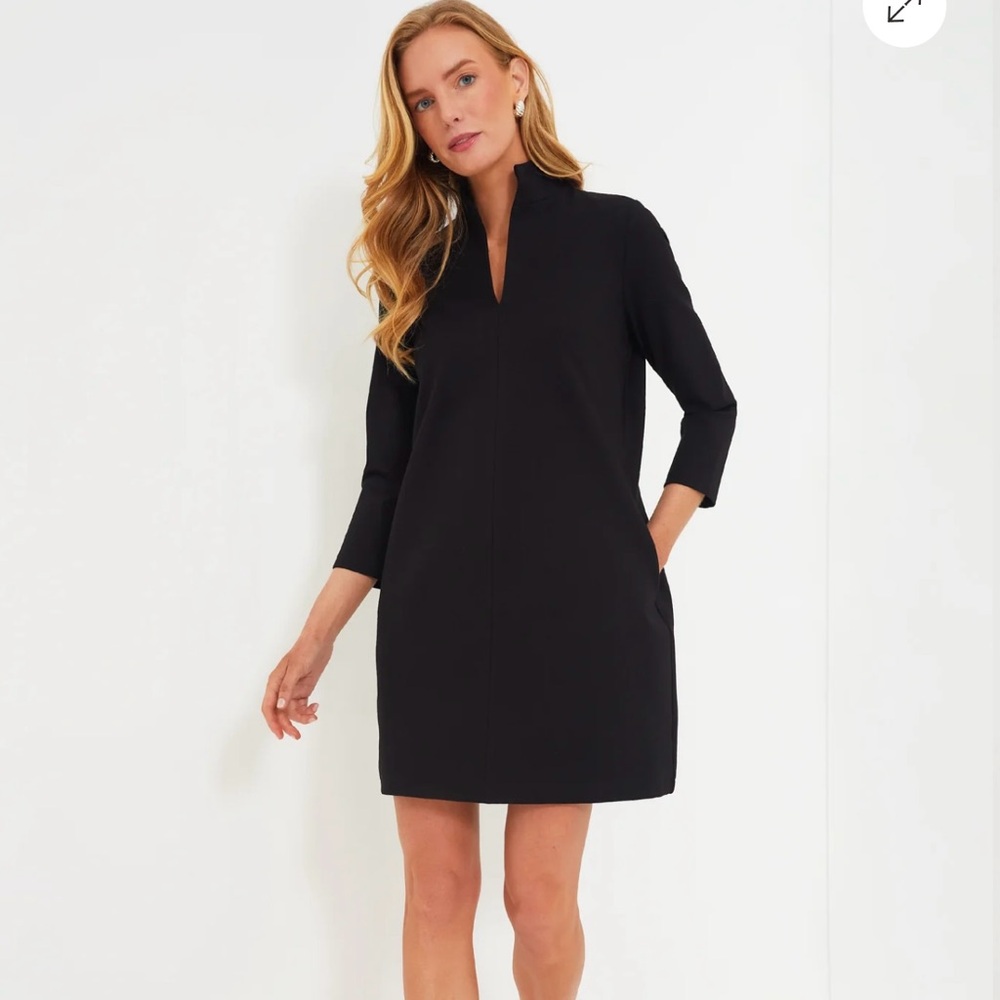 Black Ponte Clifton Dress